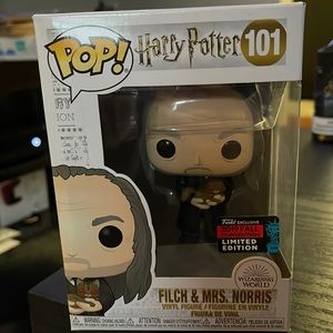 Funko Pop Harry Potter Filch & Mrs. Norris